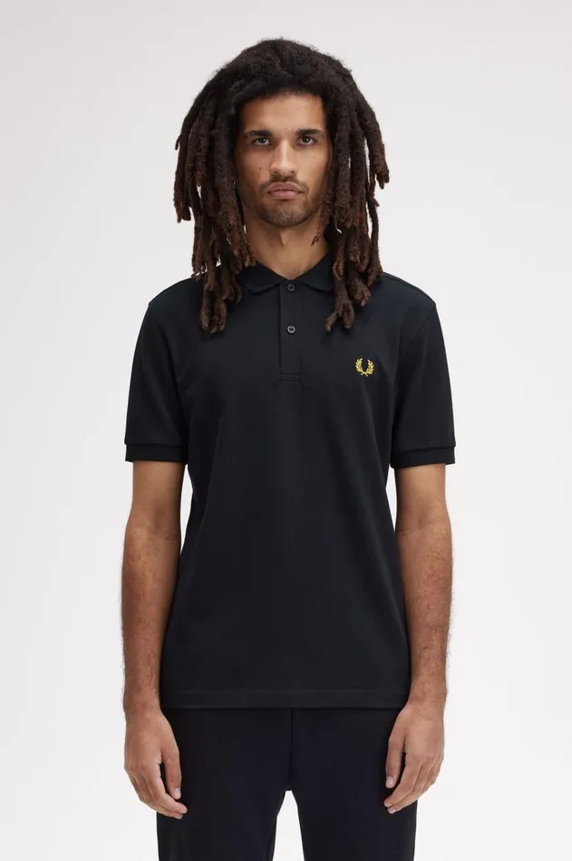 Men The Fred Perry Shirt Fred Perry M6000 Navyhoneycomb