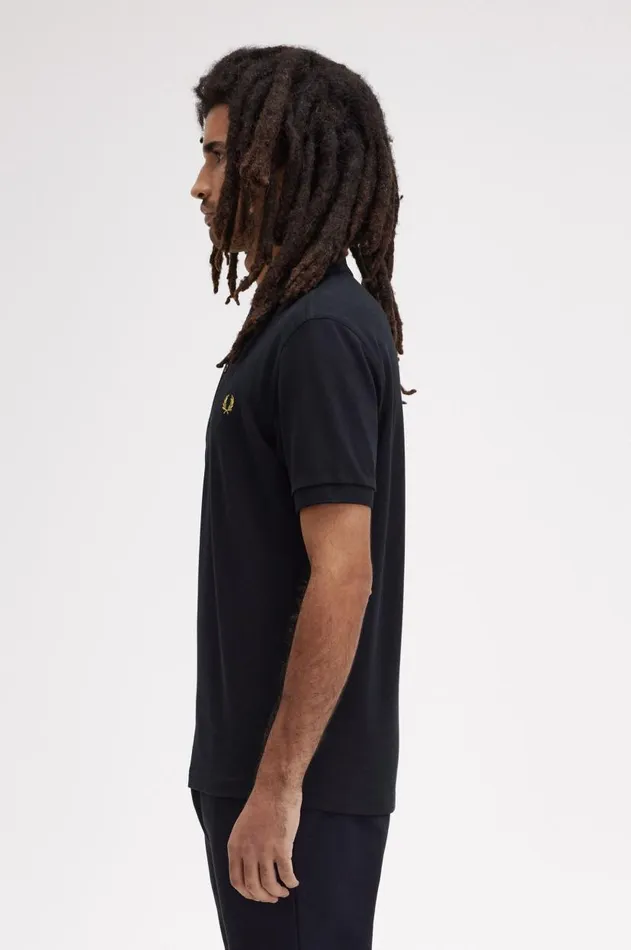 Men The Fred Perry Shirt Fred Perry M6000 Navyhoneycomb