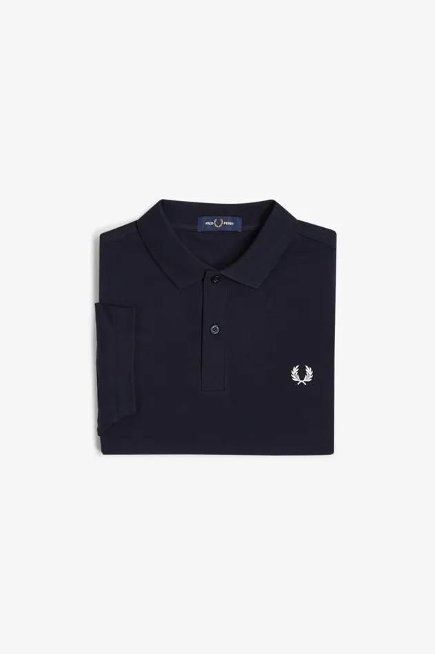 Men The Fred Perry Shirt Fred Perry M6000 Navysnow White