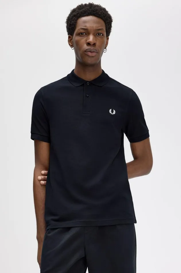 Men The Fred Perry Shirt Fred Perry M6000 Navysnow White