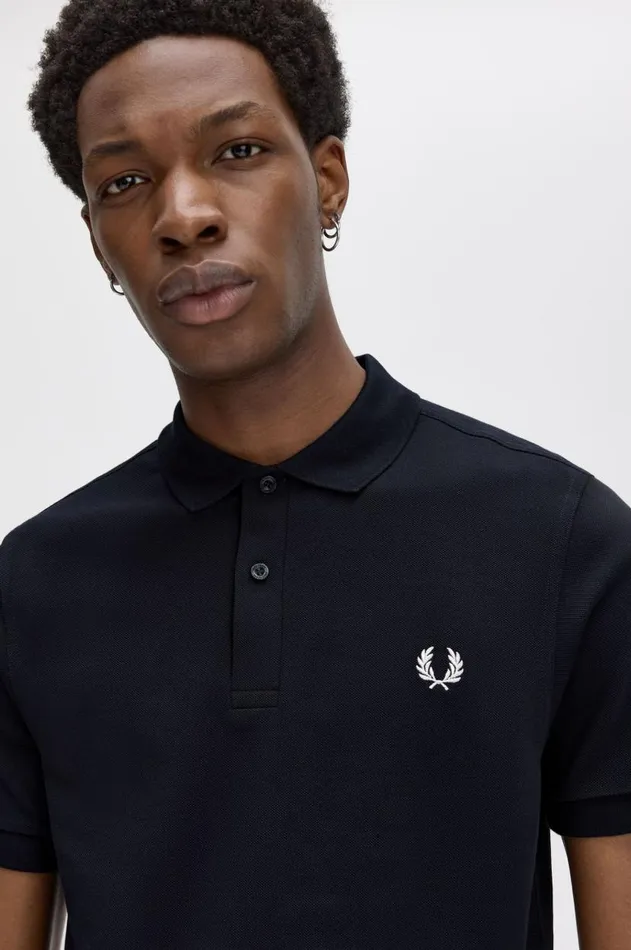Men The Fred Perry Shirt Fred Perry M6000 Navysnow White