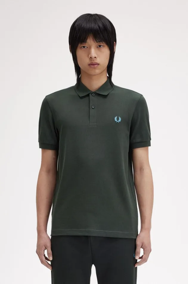 Men The Fred Perry Shirt Fred Perry M6000 Night Greenrunaway Bay Ocean