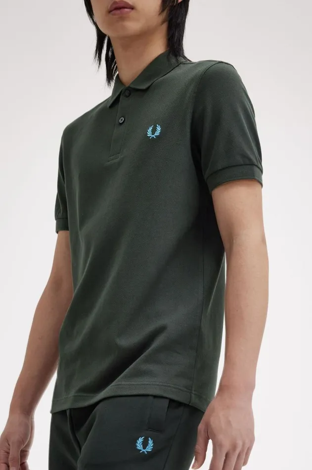 Men The Fred Perry Shirt Fred Perry M6000 Night Greenrunaway Bay Ocean