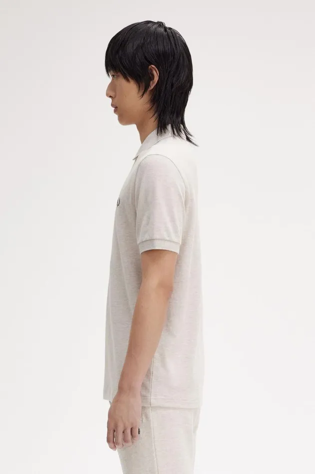 Men The Fred Perry Shirt Fred Perry M6000 Porridge Marlanchor Grey