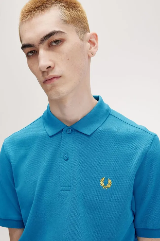 Men The Fred Perry Shirt Fred Perry M6000 Runaway Bay Oceanhoneycomb