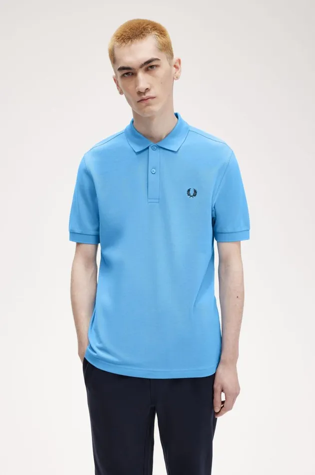 Men The Fred Perry Shirt Fred Perry M6000 Soft Blueblack