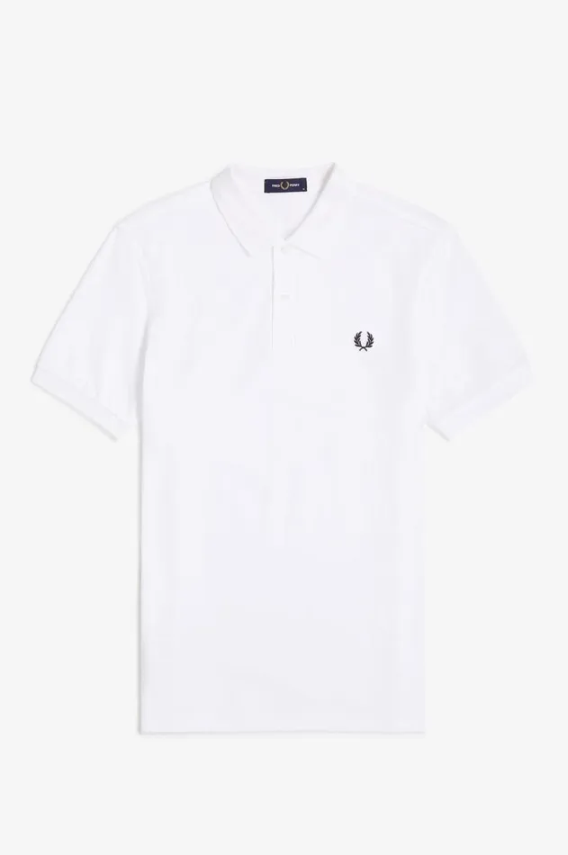 Men The Fred Perry Shirt Fred Perry M6000 Whitenavy