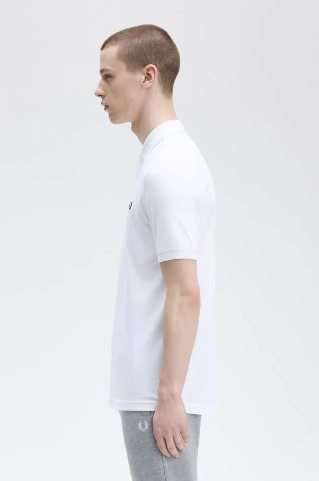 Men The Fred Perry Shirt Fred Perry M6000 Whitenavy