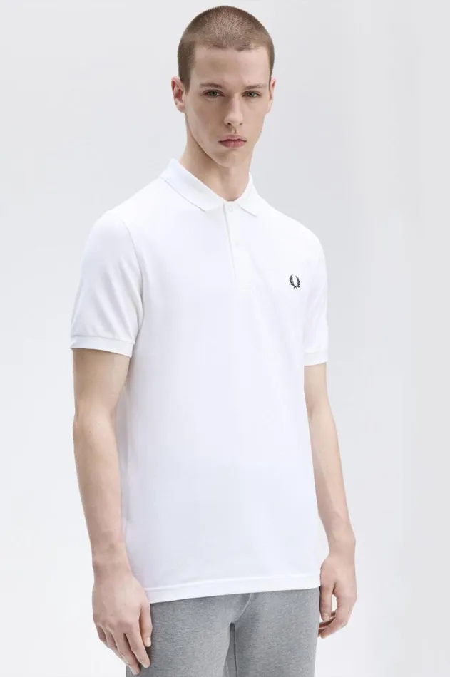 Men The Fred Perry Shirt Fred Perry M6000 Whitenavy