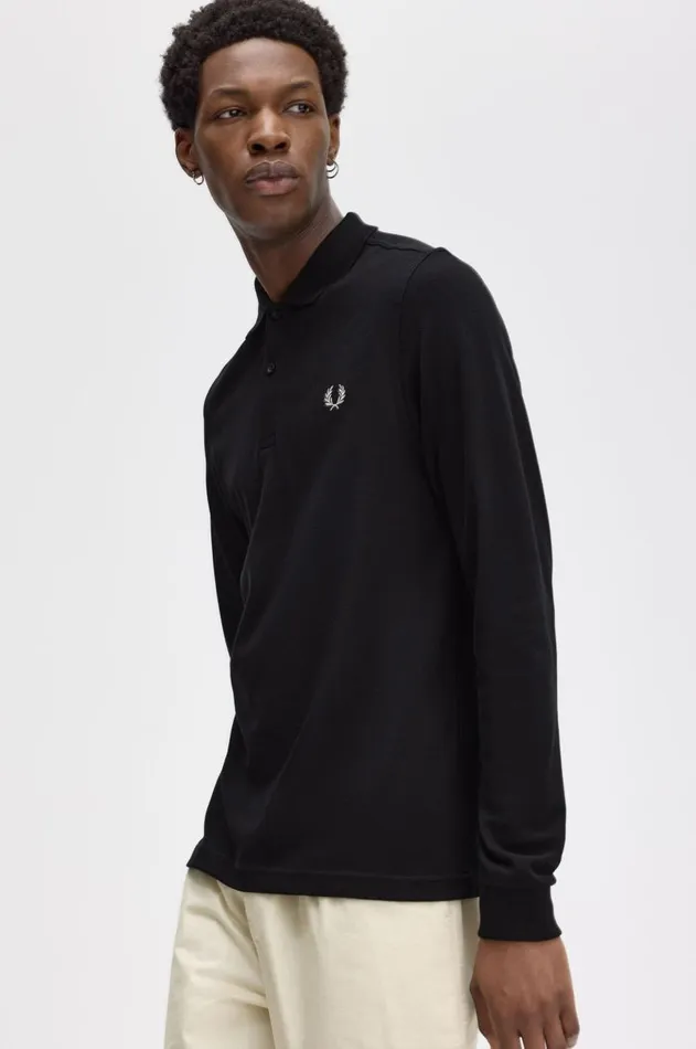 Men The Fred Perry Shirt Fred Perry M6006 Blackchrome