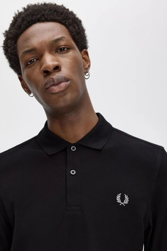 Men The Fred Perry Shirt Fred Perry M6006 Blackchrome