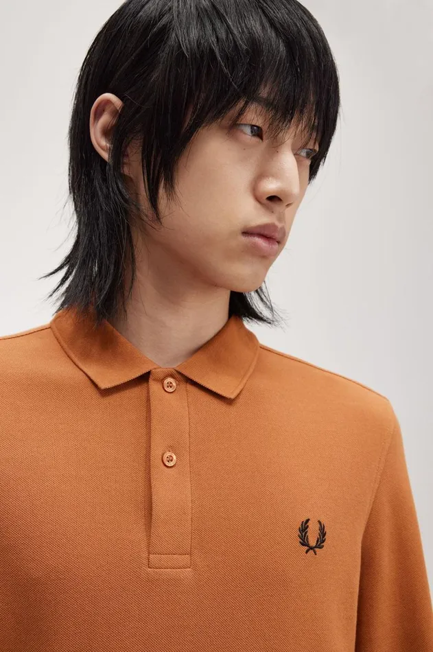 Men The Fred Perry Shirt Fred Perry M6006 Marmaladeblack