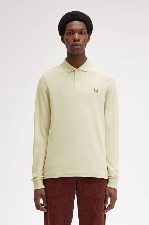 Men The Fred Perry Shirt Fred Perry M6006 Oatmealwhisky Brown
