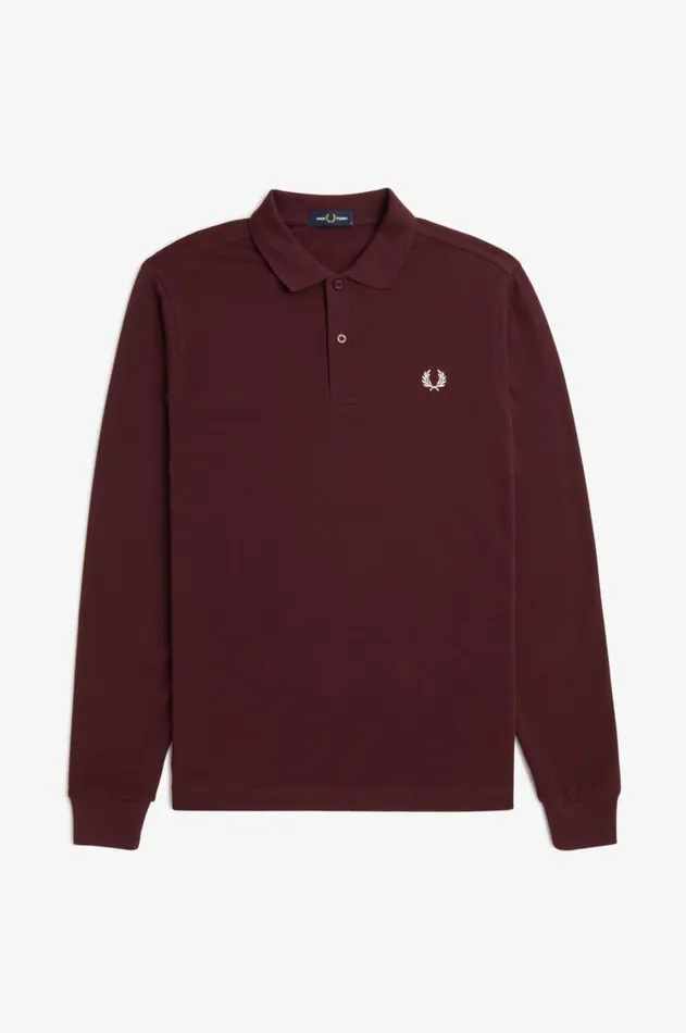 Men The Fred Perry Shirt Fred Perry M6006 Oxbloodecru