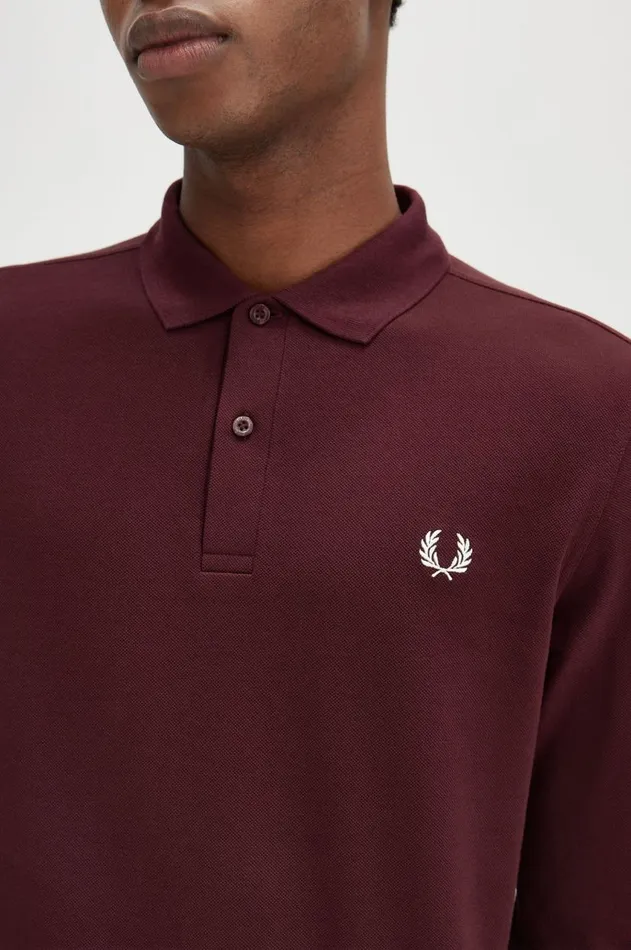 Men The Fred Perry Shirt Fred Perry M6006 Oxbloodecru