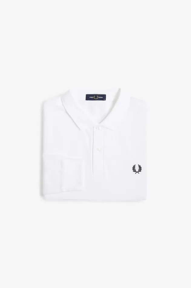 Men The Fred Perry Shirt Fred Perry M6006 Whitenavy