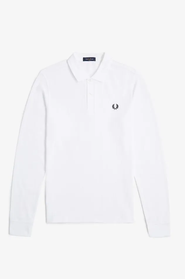 Men The Fred Perry Shirt Fred Perry M6006 Whitenavy