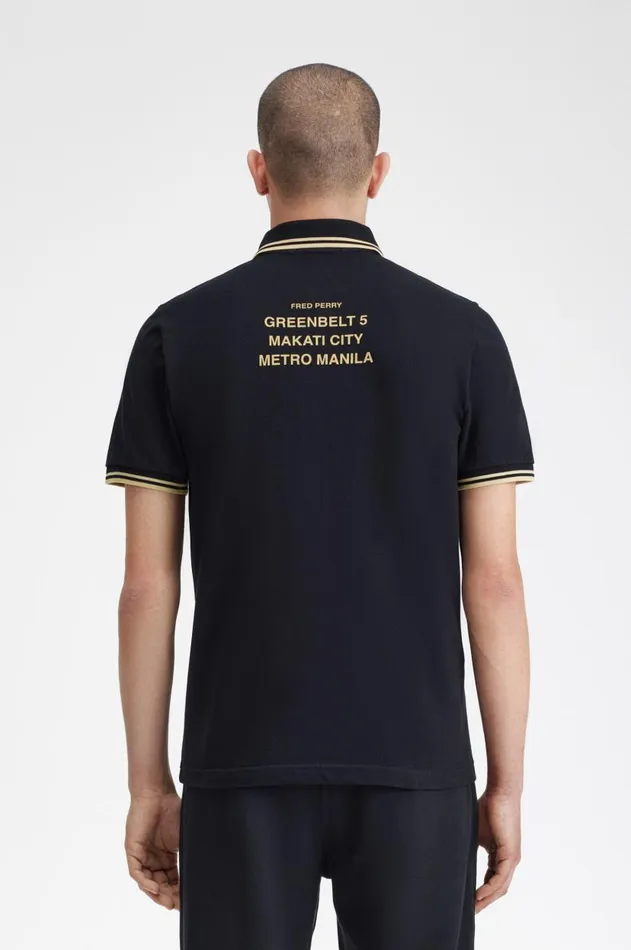 Men The Fred Perry Shirt Fred Perry Makati M12 Blackchampagnechampagne