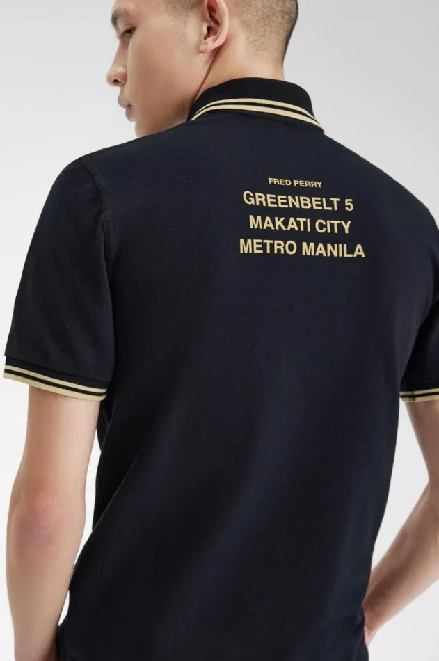 Men The Fred Perry Shirt Fred Perry Makati M12 Blackchampagnechampagne