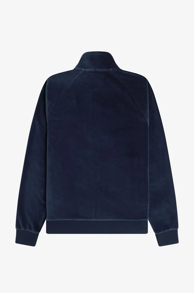 Men Track Jackets Fred Perry Track Jacket Dark Carbon