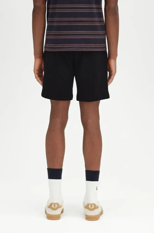 Men Tracksuits Fred Perry Classic Sweat Shorts Blackwhisky Brown