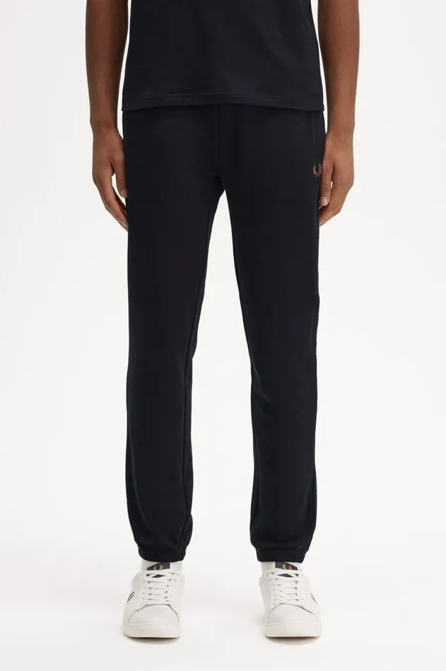 Men Tracksuits Fred Perry Loopback Sweatpants Blackwhisky Brown
