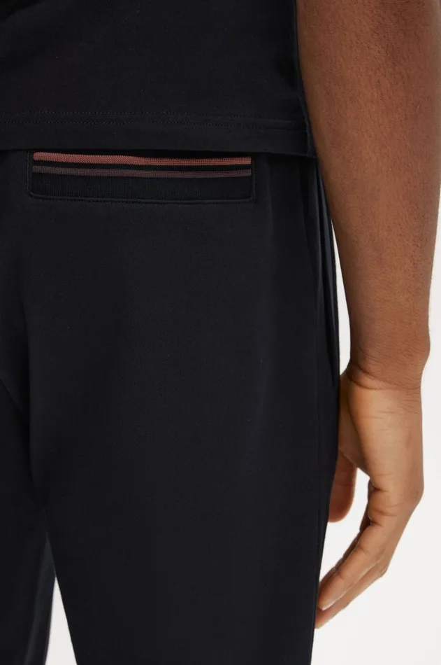 Men Tracksuits Fred Perry Loopback Sweatpants Blackwhisky Brown
