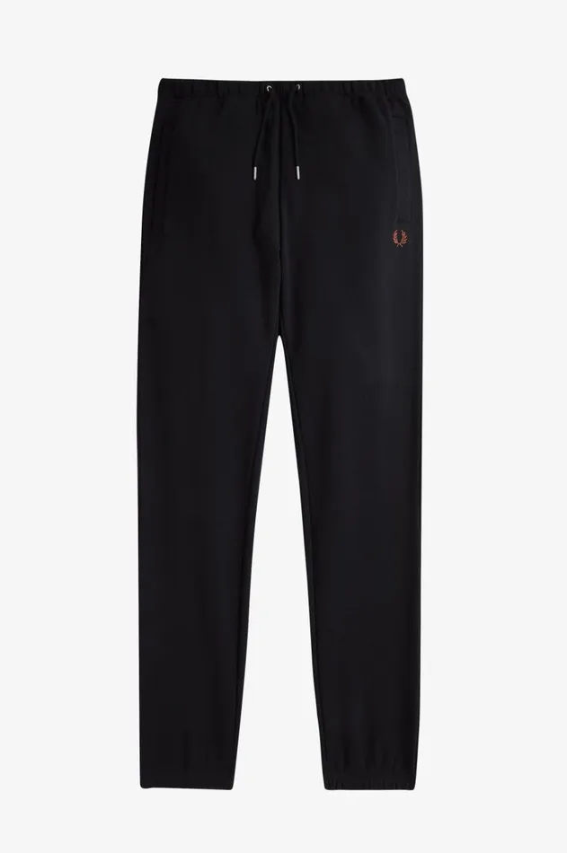 Men Tracksuits Fred Perry Loopback Sweatpants Blackwhisky Brown