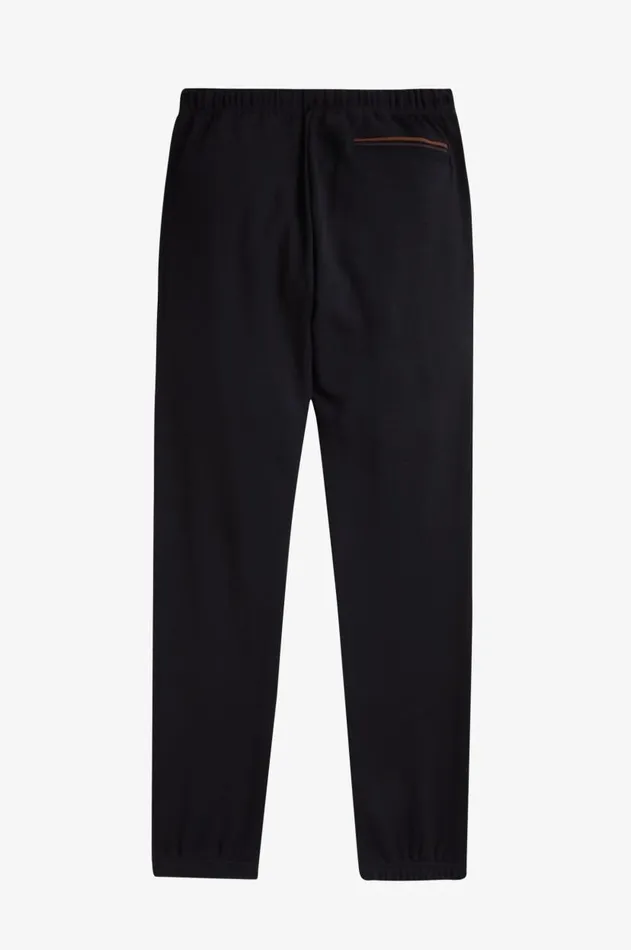 Men Tracksuits Fred Perry Loopback Sweatpants Blackwhisky Brown