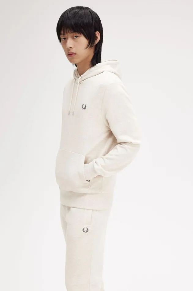 Men Tracksuits Fred Perry Loopback Sweatpants Porridge Marlanchor Grey
