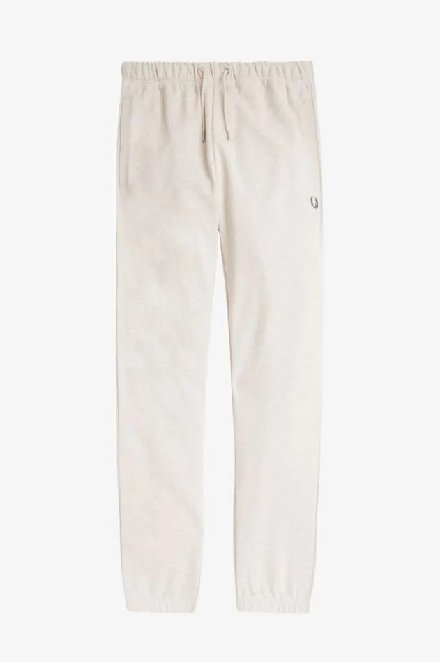 Men Tracksuits Fred Perry Loopback Sweatpants Porridge Marlanchor Grey