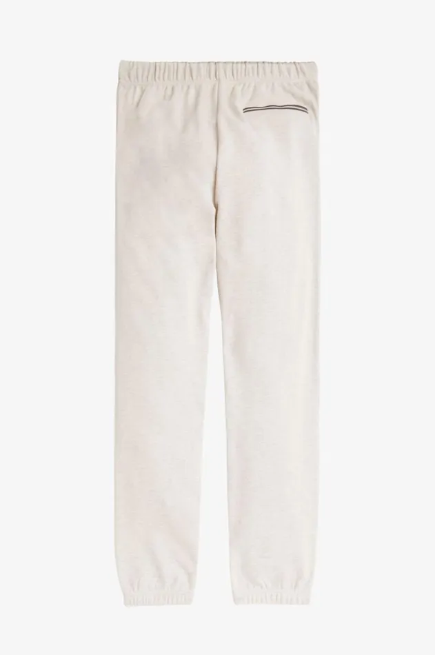 Men Tracksuits Fred Perry Loopback Sweatpants Porridge Marlanchor Grey