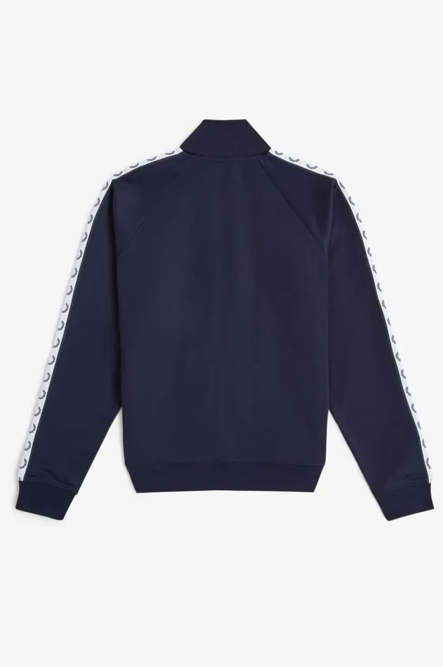 Men Tracksuits Fred Perry Taped Track Jacket Carbon Blue