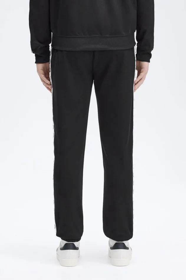 Men Tracksuits Fred Perry Taped Track Pant Black