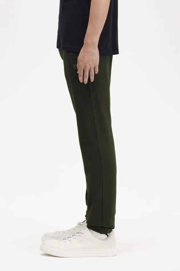 Men Trousers Fred Perry Classic Sweatpants Hunting Greenlight Oysterlaurel Wreath Green