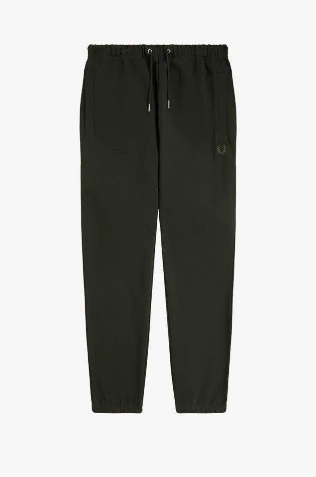 Men Trousers Fred Perry Classic Sweatpants Hunting Greenlight Oysterlaurel Wreath Green