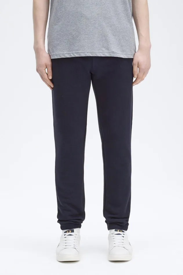 Men Trousers Fred Perry Loopback Sweatpant Navy