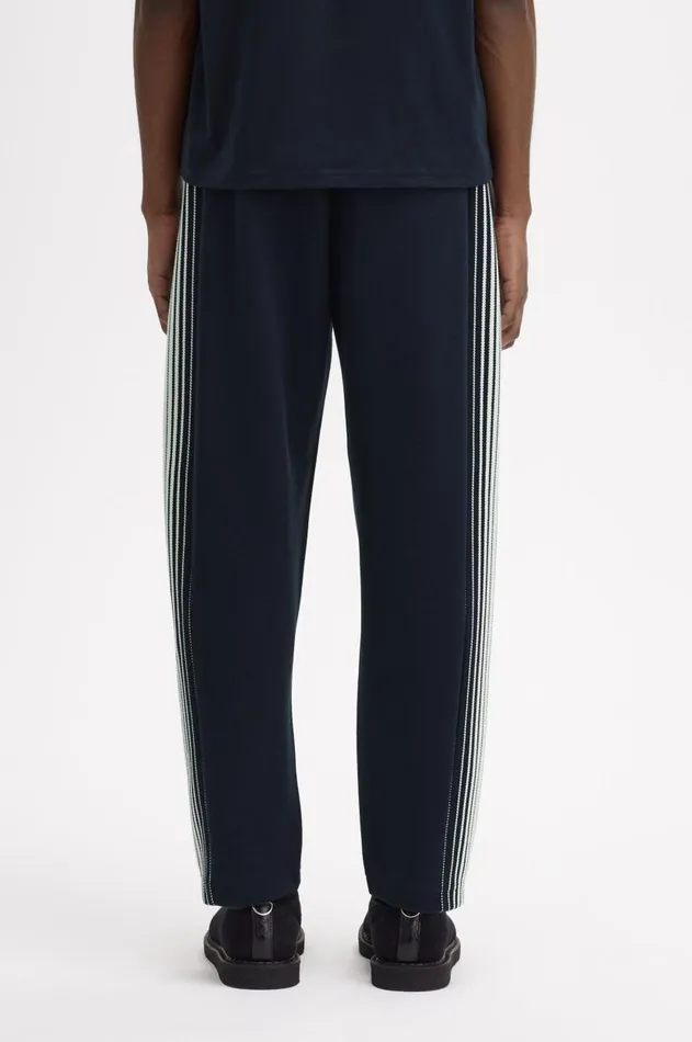 Men Trousers Fred Perry Ombre Stripe Track Pants Navy