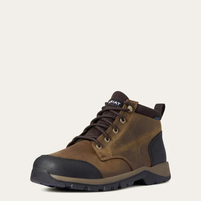 Men Waterproof Boots Ariat Farmland Waterproof Wire Brown