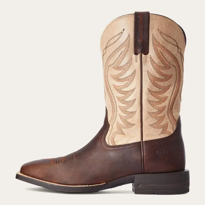Men Western Boots Ariat Amos Cowboy Boot Barley Brown Men Western Boots Ariat Amos Cowboy Boot Barley Brown