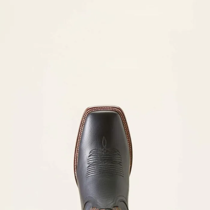 Men Western Boots Ariat Bench Made Bassett Cowboy Boot Cool Black Bison Men Western Boots Ariat Bench Made Bassett Cowboy Boot Cool Black Bison