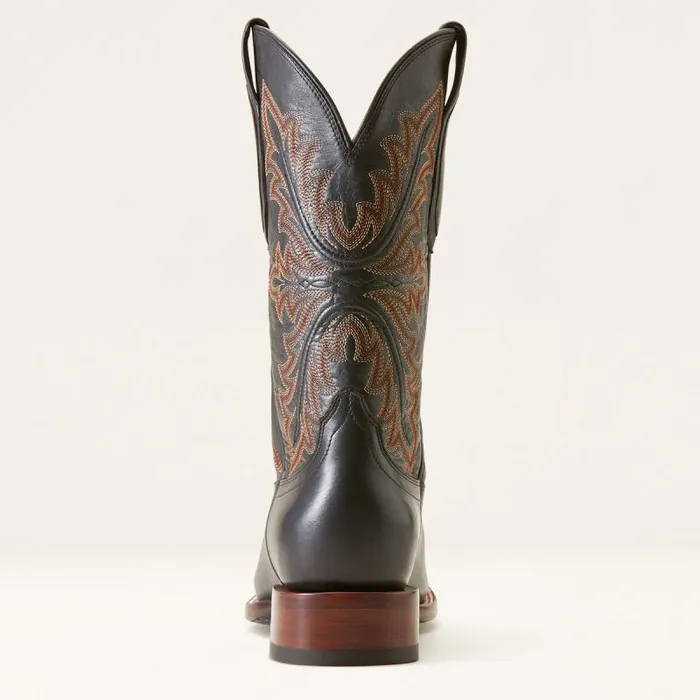 Men Western Boots Ariat Bench Made Bassett Cowboy Boot Cool Black Bison Men Western Boots Ariat Bench Made Bassett Cowboy Boot Cool Black Bison