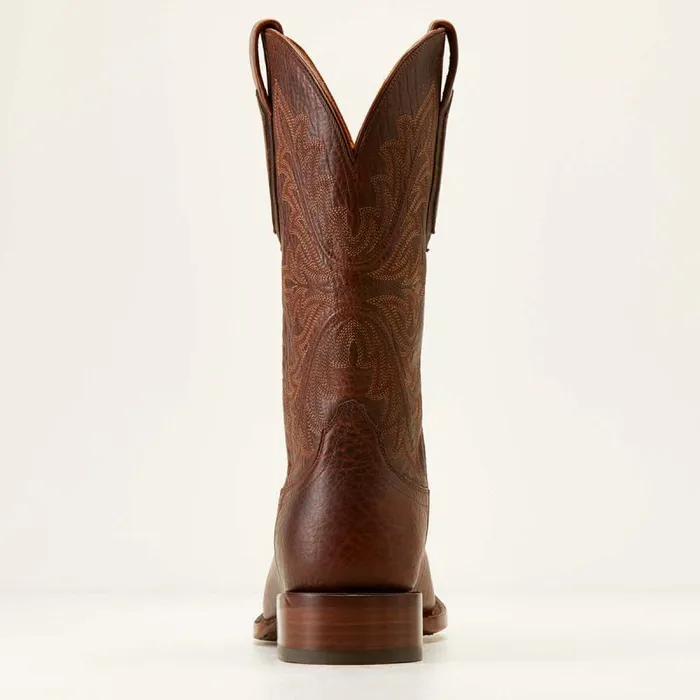 Men Western Boots Ariat Bench Made Bassett Cowboy Boot Saddle Brown Bison Men Western Boots Ariat Bench Made Bassett Cowboy Boot Saddle Brown Bison