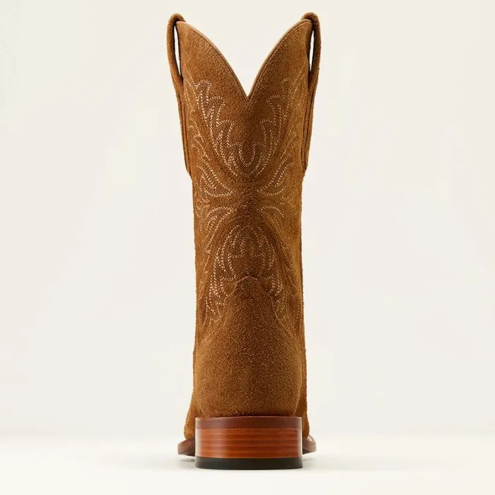 Men Western Boots Ariat Bench Made Bassett Western Boot Oiled Tan Roughout