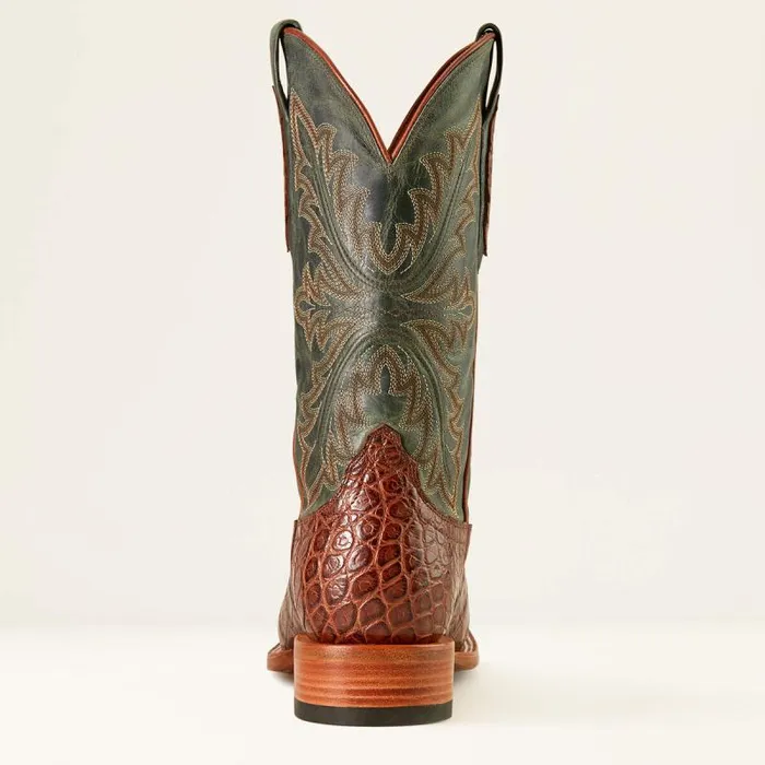 Men Western Boots Ariat Bench Made Bassett Western Boot Whiskey Nile Crocforest Green Men Western Boots Ariat Bench Made Bassett Western Boot Whiskey Nile Crocforest Green