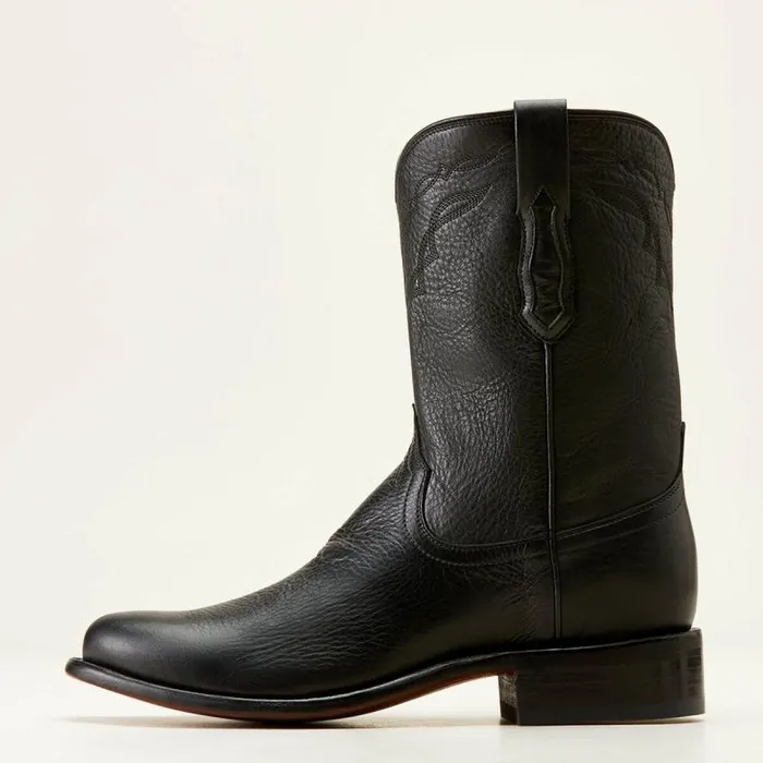 Men Western Boots Ariat Bench Made Clanton Western Boot Cool Black Bison Men Western Boots Ariat Bench Made Clanton Western Boot Cool Black Bison