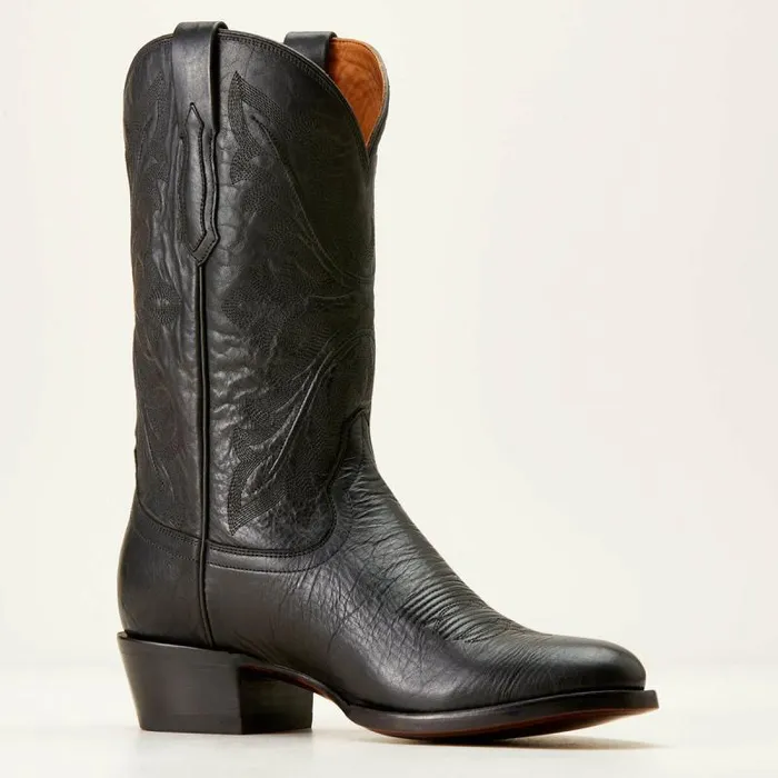 Men Western Boots Ariat Bench Made James Western Boot Cool Black Bison Men Western Boots Ariat Bench Made James Western Boot Cool Black Bison