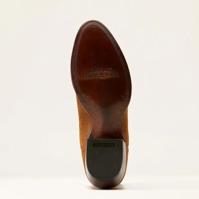 Men Western Boots Ariat Bench Made James Western Boot Oiled Tan Roughout Men Western Boots Ariat Bench Made James Western Boot Oiled Tan Roughout