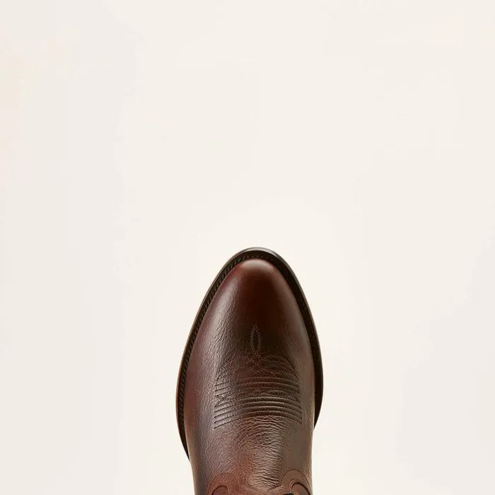 Men Western Boots Ariat Bench Made James Western Boot Saddle Brown Bison