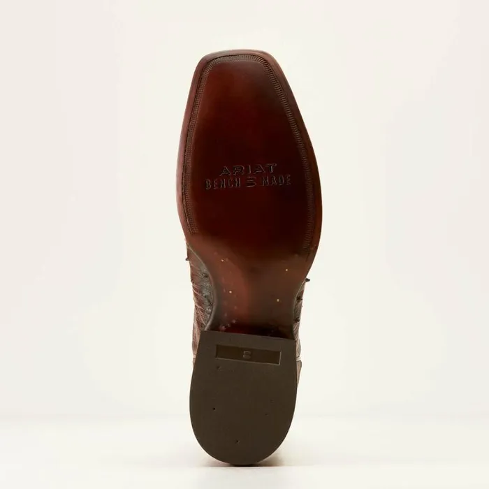Men Western Boots Ariat Bench Made Stilwell Western Boot Bourbon Full Quill Ostrich Men Western Boots Ariat Bench Made Stilwell Western Boot Bourbon Full Quill Ostrich